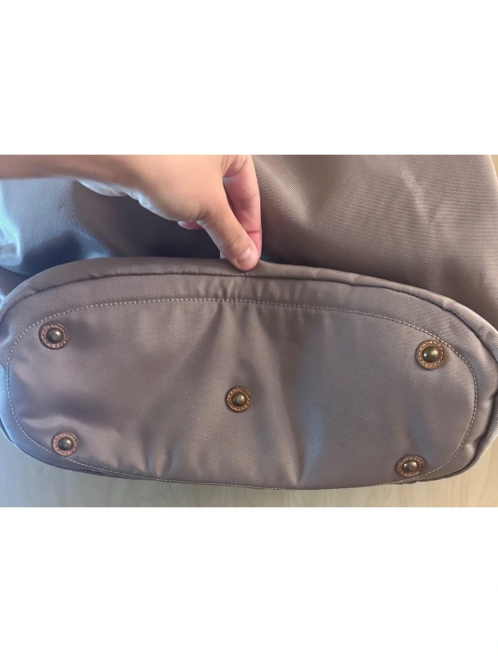Hayden Harnett Nylon top handle hobo bag